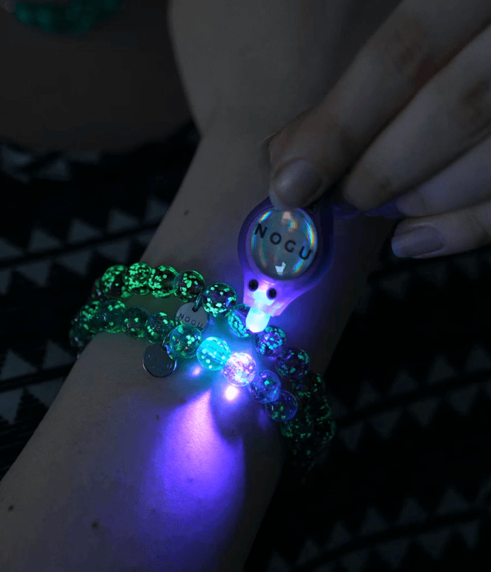 Charging Glow in the Dark Firefly Glass Glowing Jewelry Collection